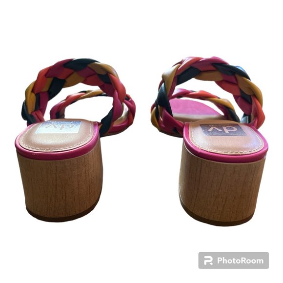 New in Box Dolce Vita Sully Braided Sandal Rainbow Multi Color Size 7 - Picture 5 of 7